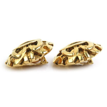 Chanel Earrings CC Logo — view 3