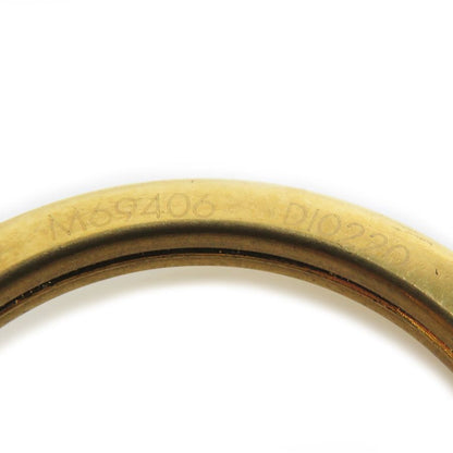 Louis Vuitton Key Ring Charm Porte Cles Into the Flower Gold Brown Pink — view 8