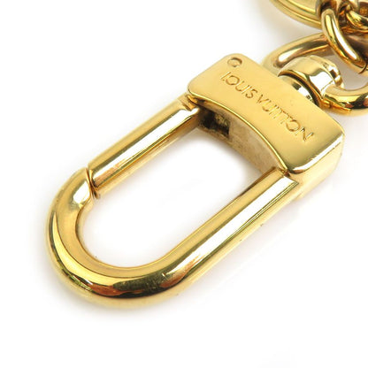 Louis Vuitton Key Ring Charm Porte Cles Into the Flower Gold Brown Pink — view 6