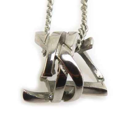 Saint Laurent Necklace Silver — view 4