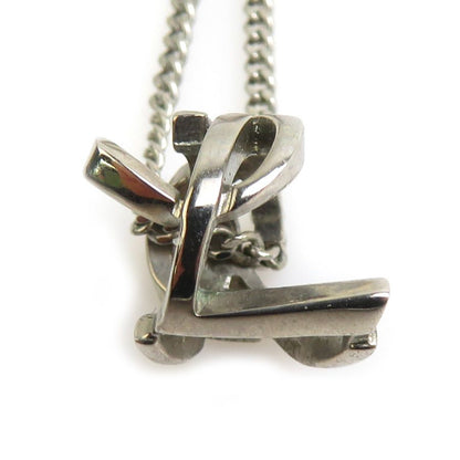 Saint Laurent Necklace Silver — view 3