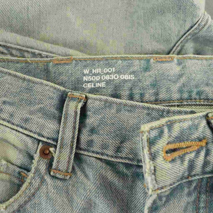 Celine Margaret Jeans Denim Pants Tapered 26 Light Blue — view 5
