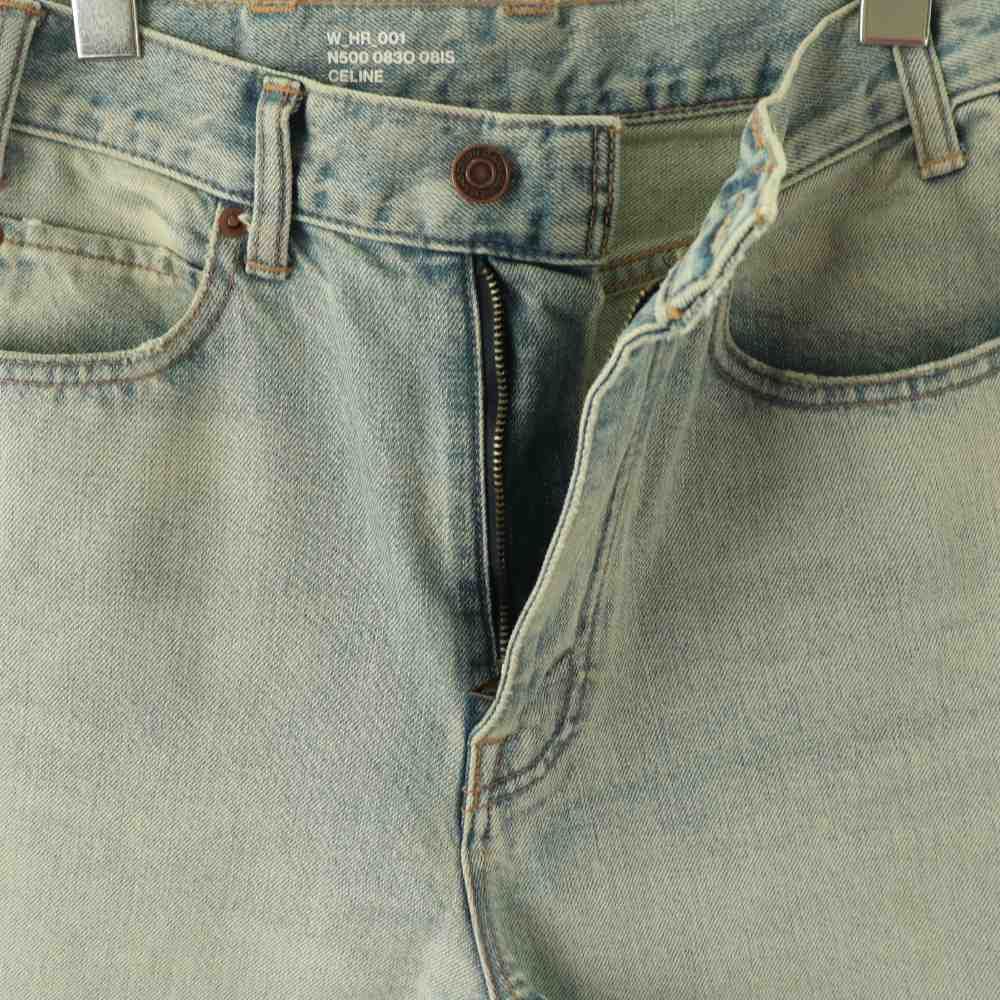 Celine Margaret Jeans Denim Pants Tapered 26 Light Blue — view 3