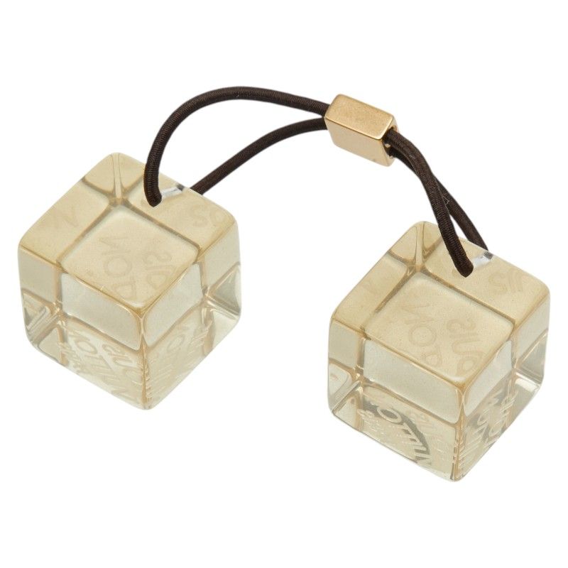Louis Vuitton Hair Tie Cube Yellow Plastic — view 2