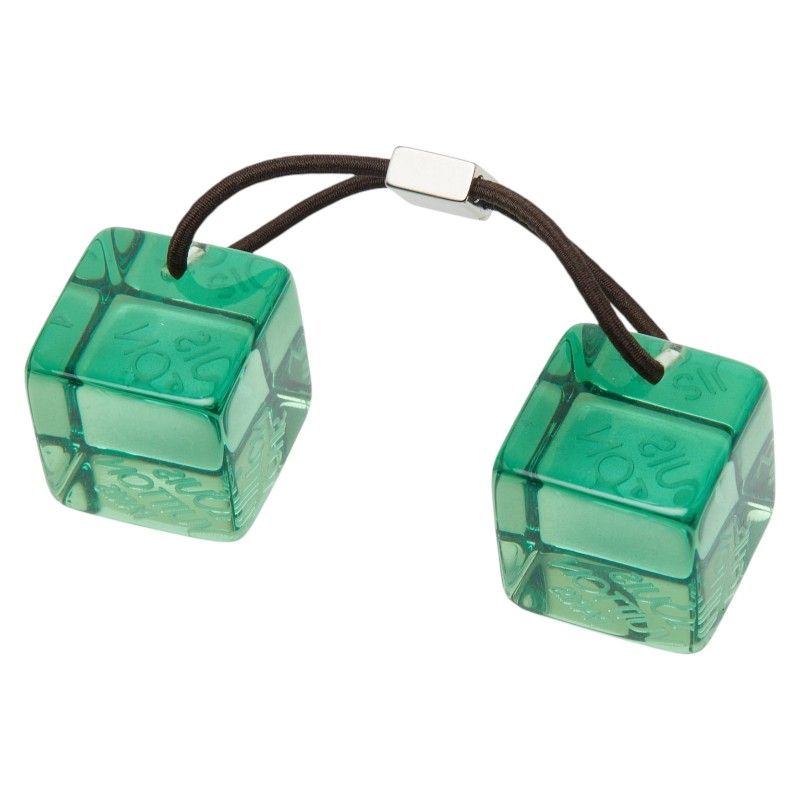 Louis Vuitton Hair Tie Cube Green Plastic — view 2