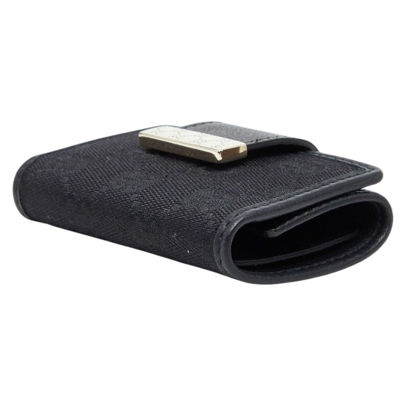 Gucci GG Canvas Key Case 6 Rows Black Holder — view 4