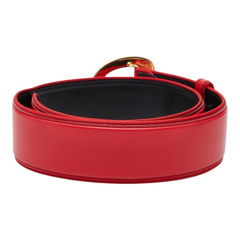 Cartier Panthère Belt 26 Red Gold Leather Canvas — view 3