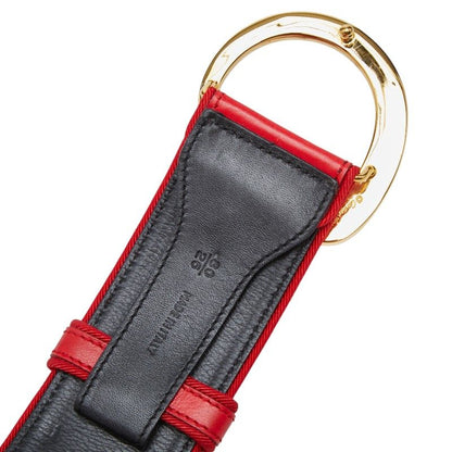 Cartier Panthère Belt 26 Red Gold Leather Canvas — view 7