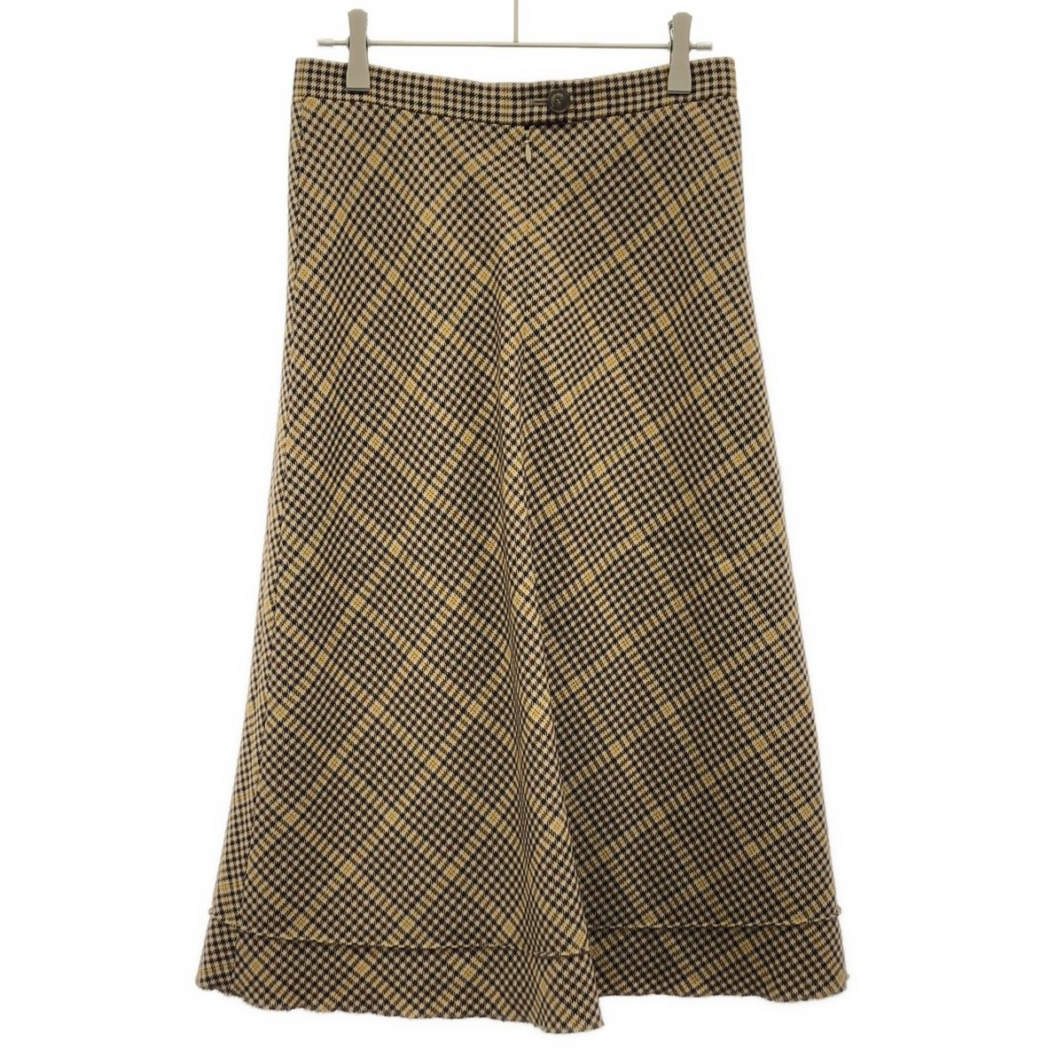 Balenciaga Checked Skirt Brown 34 — view 2