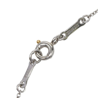 Tiffany & Co Elsa Peretti Small Cross Pendant Necklace Silver Platinum — view 5