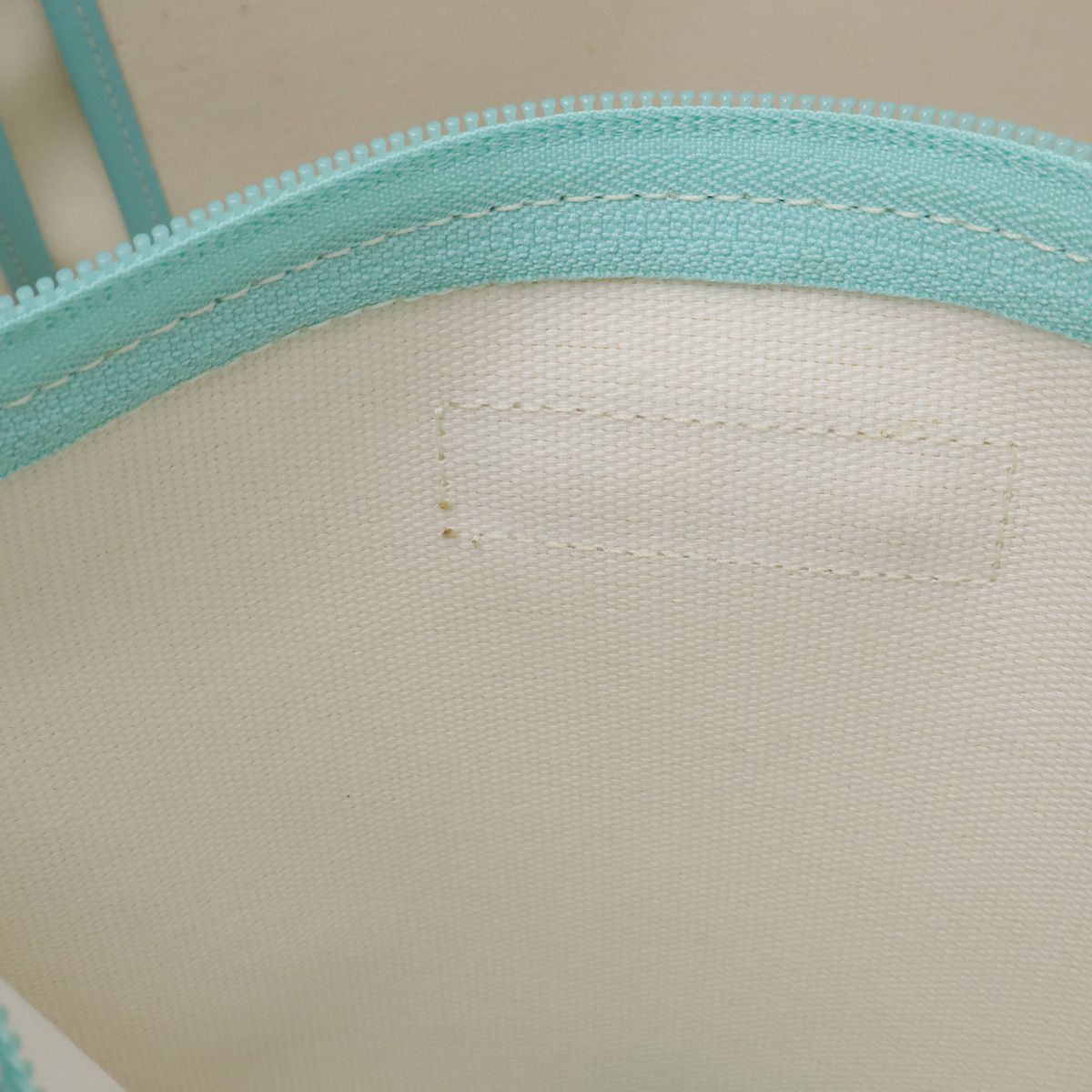 Tiffany & Co Tote 2-Way Shoulder Bag Canvas Ivory — view 7