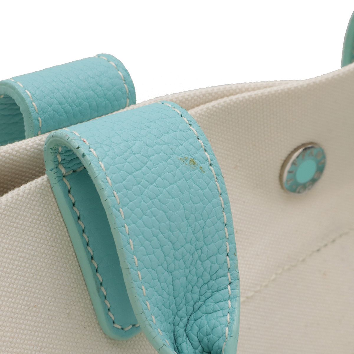 Tiffany & Co Tote 2-Way Shoulder Bag Canvas Ivory — view 5