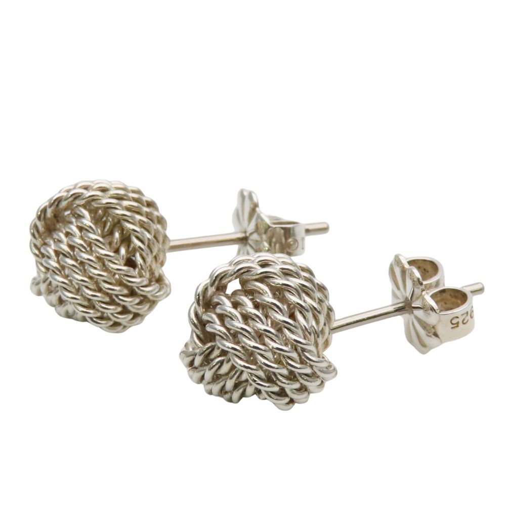 Tiffany & Co Earrings Somerset Mesh Silver — view 2