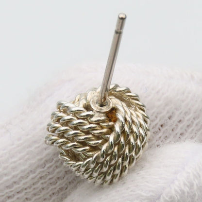 Tiffany & Co Earrings Somerset Mesh Silver — view 6