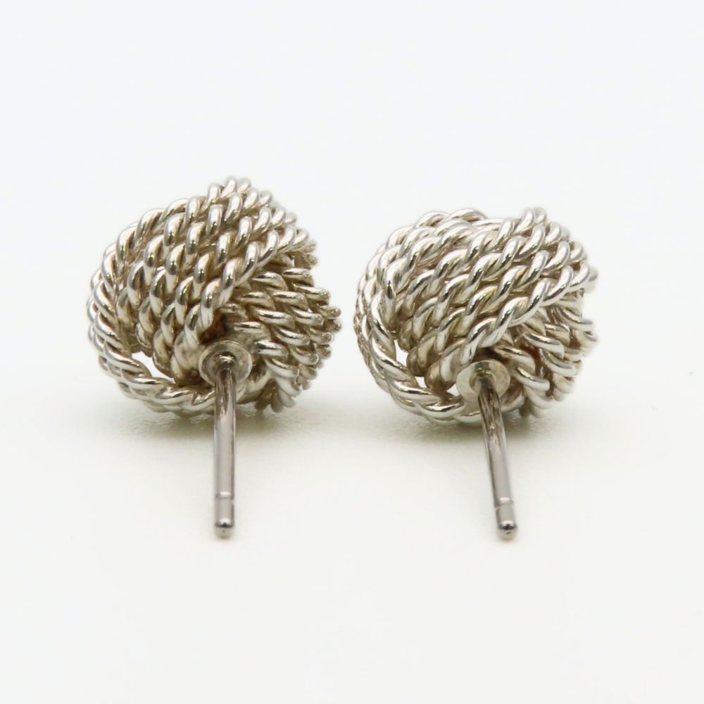 Tiffany & Co Earrings Somerset Mesh Silver — view 4