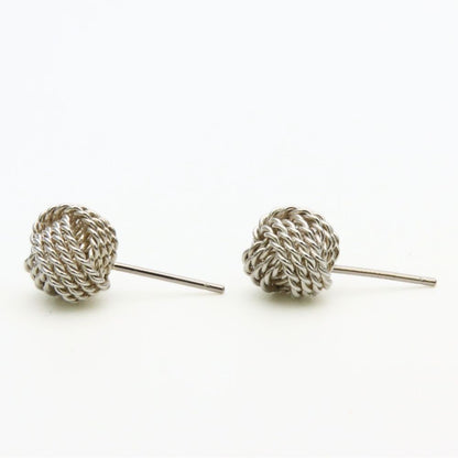 Tiffany & Co Earrings Somerset Mesh Silver — view 3