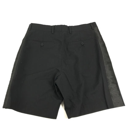 Fendi Shorts Logo Cotton Black Pants — view 3