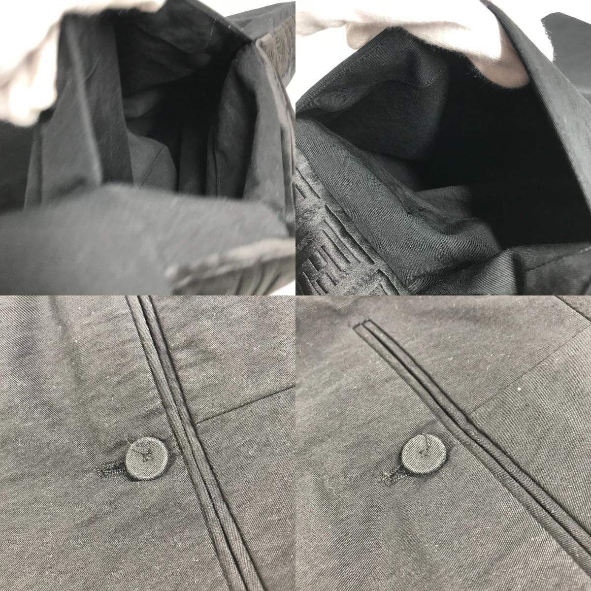 Fendi Shorts Logo Cotton Black Pants — view 9