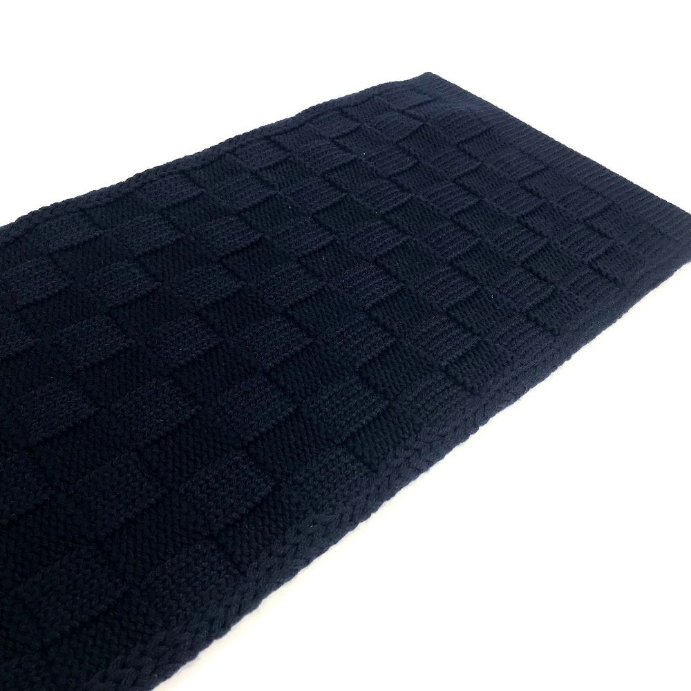 Louis Vuitton Scarf Damier Snug Wool Navy — view 6