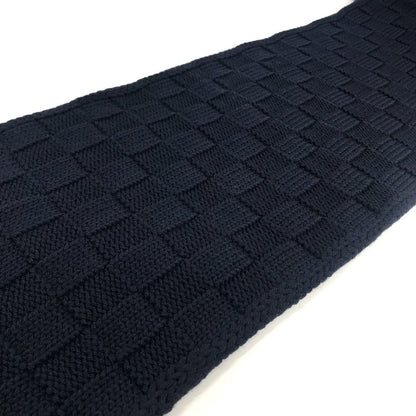 Louis Vuitton Scarf Damier Snug Wool Navy — view 4
