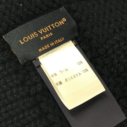 Louis Vuitton Scarf Damier Snug Wool Navy — view 8