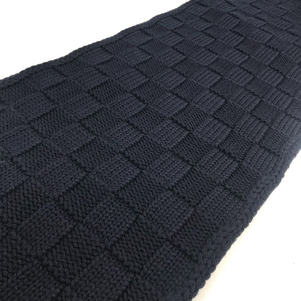 Louis Vuitton Scarf Damier Snug Wool Navy — view 5
