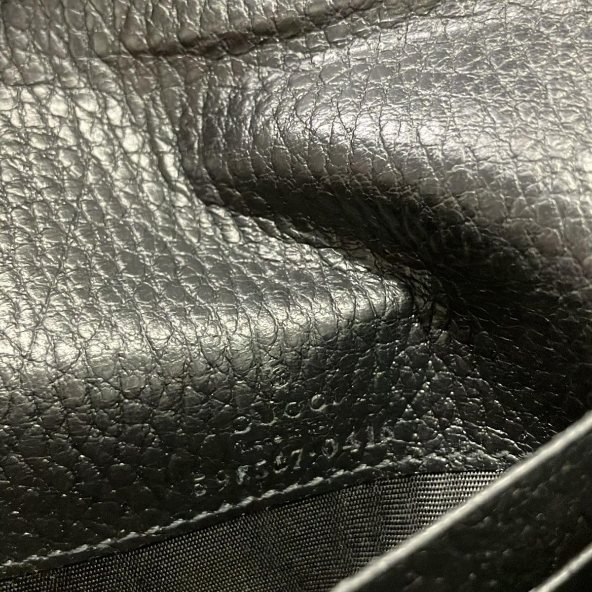 Gucci Bifold Wallet GG Marmont Plus Supreme Black Beige Khaki — view 5