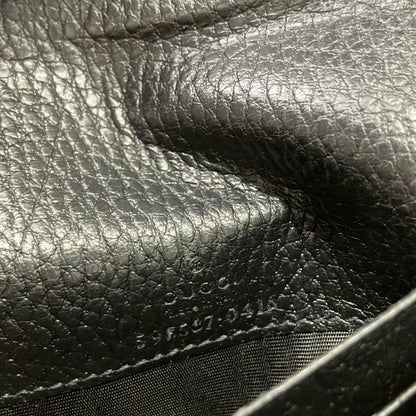 Gucci Bifold Wallet GG Marmont Plus Supreme Black Beige Khaki — view 5