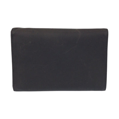 Prada Tessuto Black Silver Nylon Leather 73 Fold — view 2