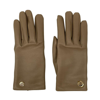 Hermes Gloves 6.5 Jump Etoupe Cashmere Lambskin — view 2