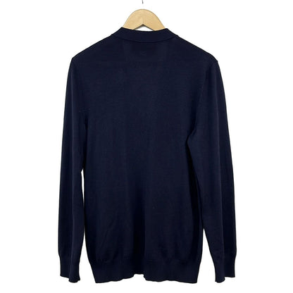 Gucci Cardigan M Navy White Red Long Sleeve — view 2