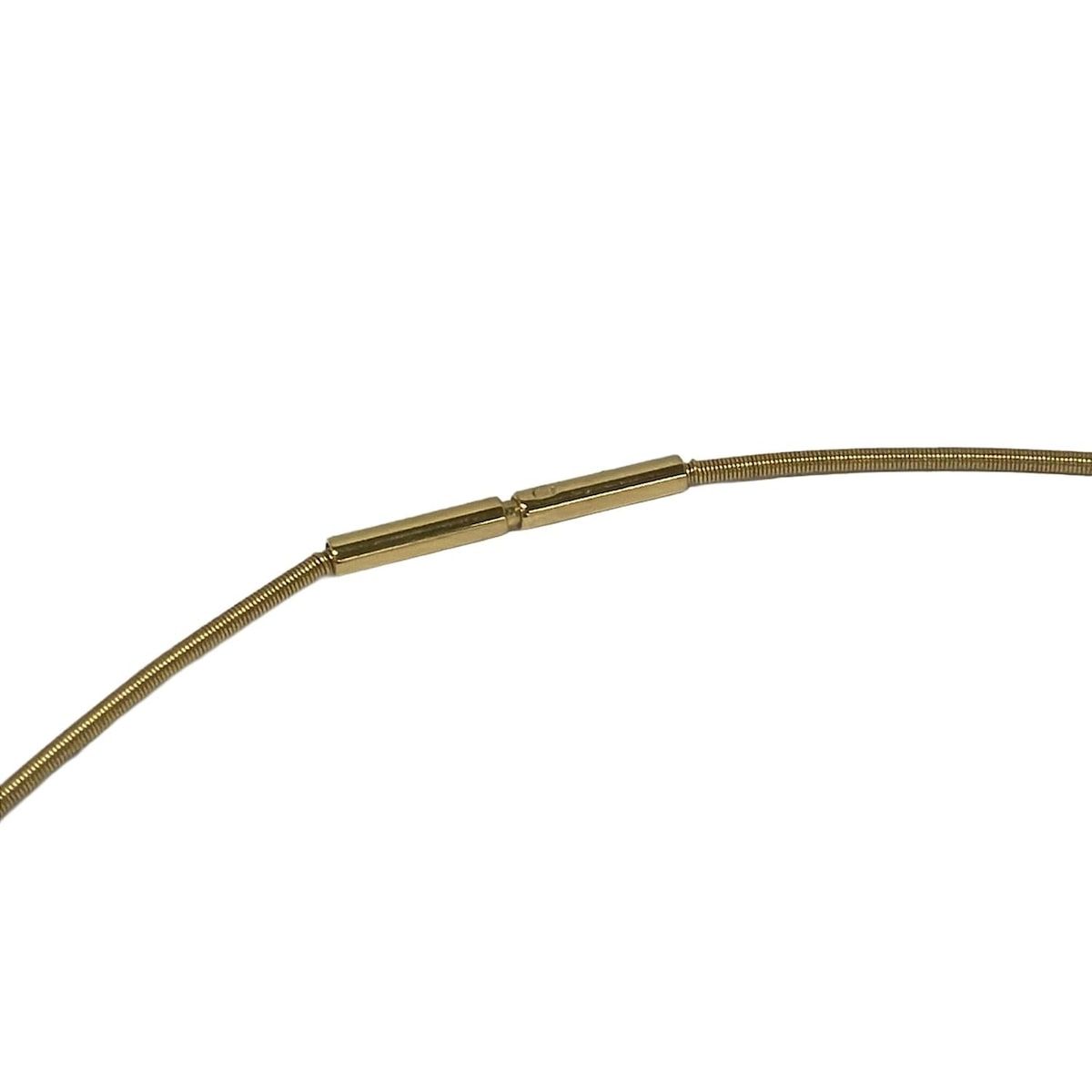 Hermes Necklace Gold Orange — view 4