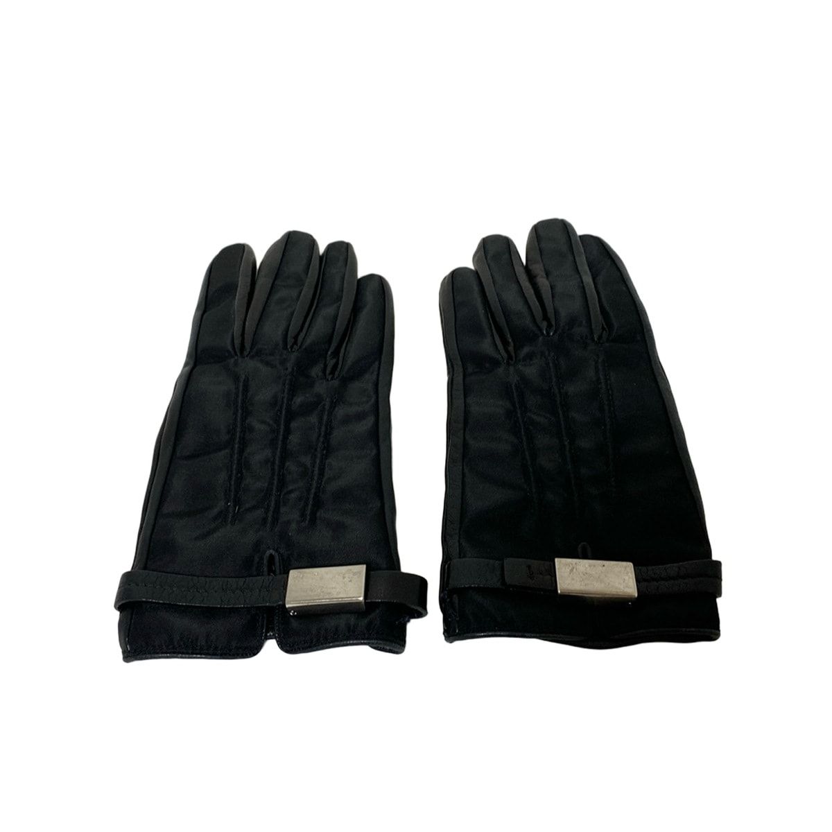 Prada Gloves Black Leather — view 2