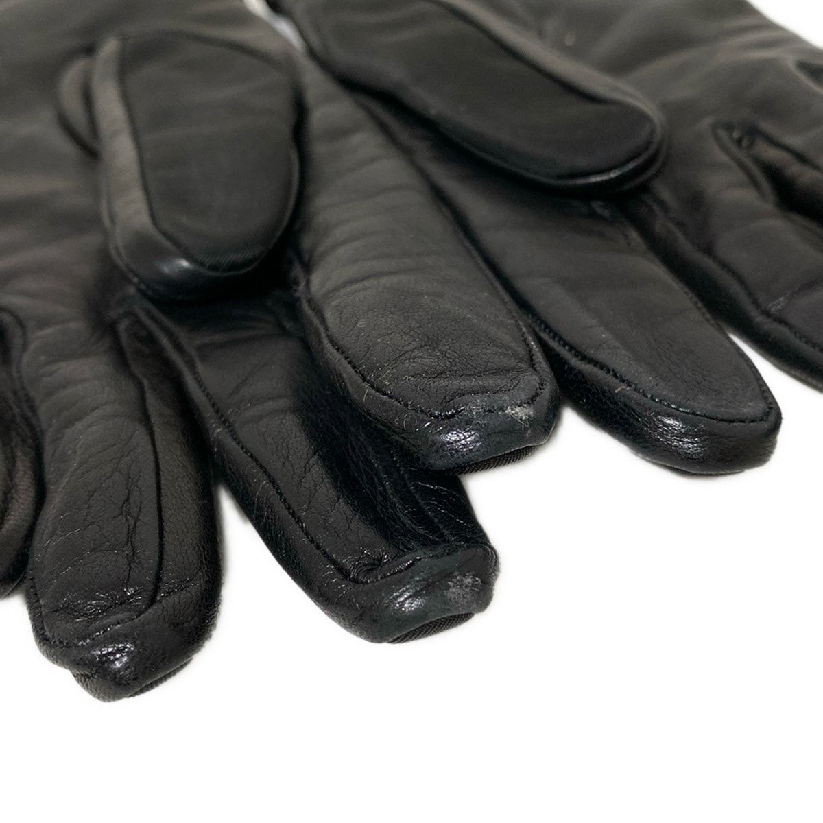 Prada Gloves Black Leather — view 6