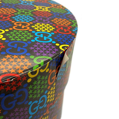 Gucci Hat GG Psychedelic Fedora L Black Multicolor — view 7