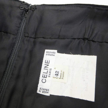 Celine Set Skirts Velour Contrast Macadam Button Tweed Jacket Double Fully — view 7