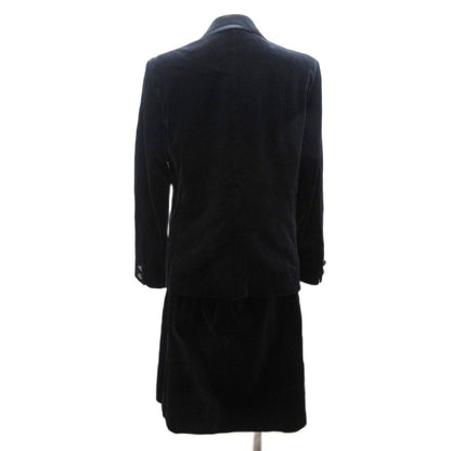 Celine Set Skirts Velour Contrast Macadam Button Tweed Jacket Double Fully — view 3