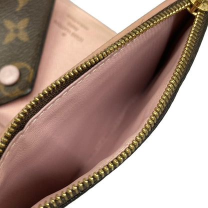 Louis Vuitton Trifold Wallet Monogram Portefeuille Victorine Rose Ballerine — view 4