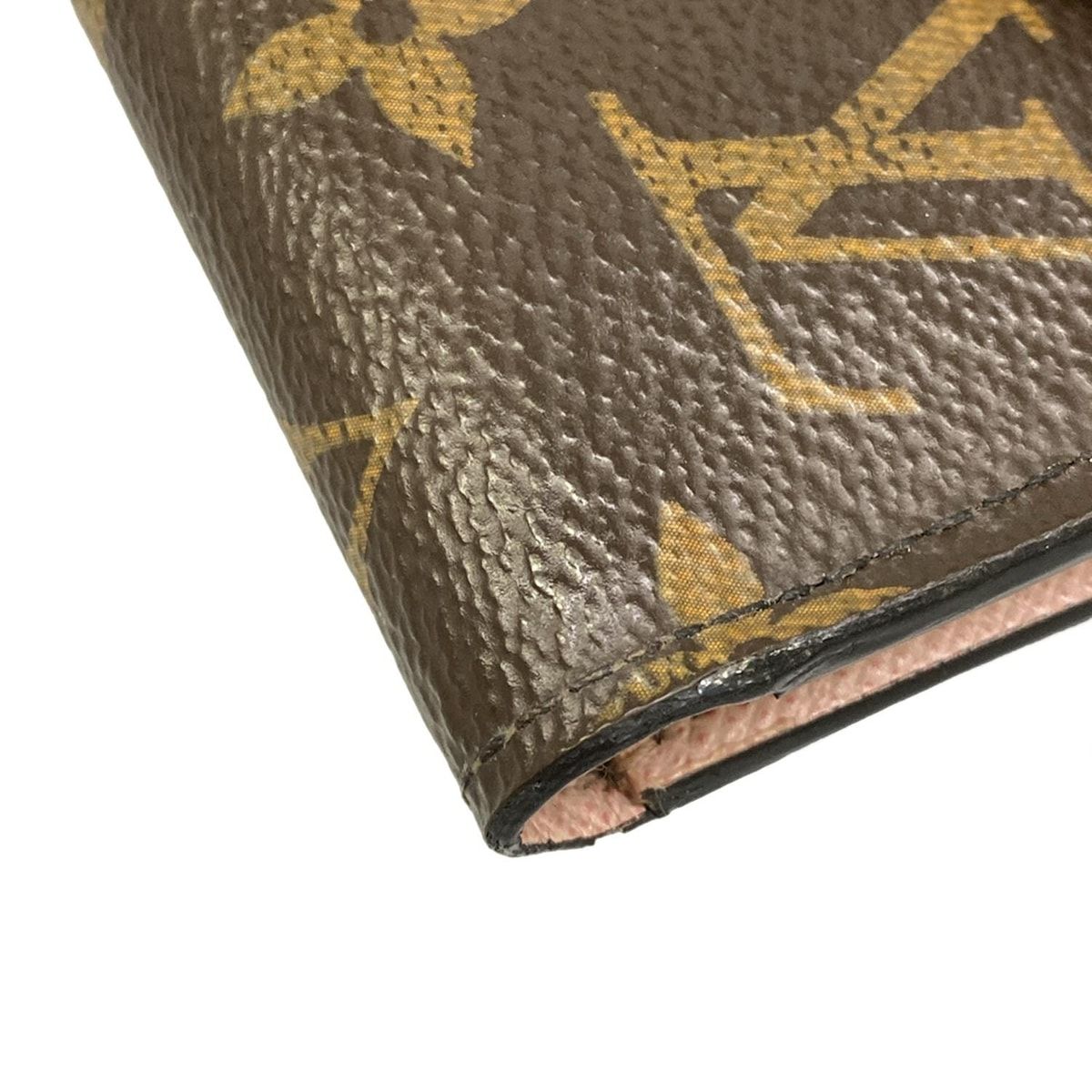 Louis Vuitton Trifold Wallet Monogram Portefeuille Victorine Rose Ballerine — view 6