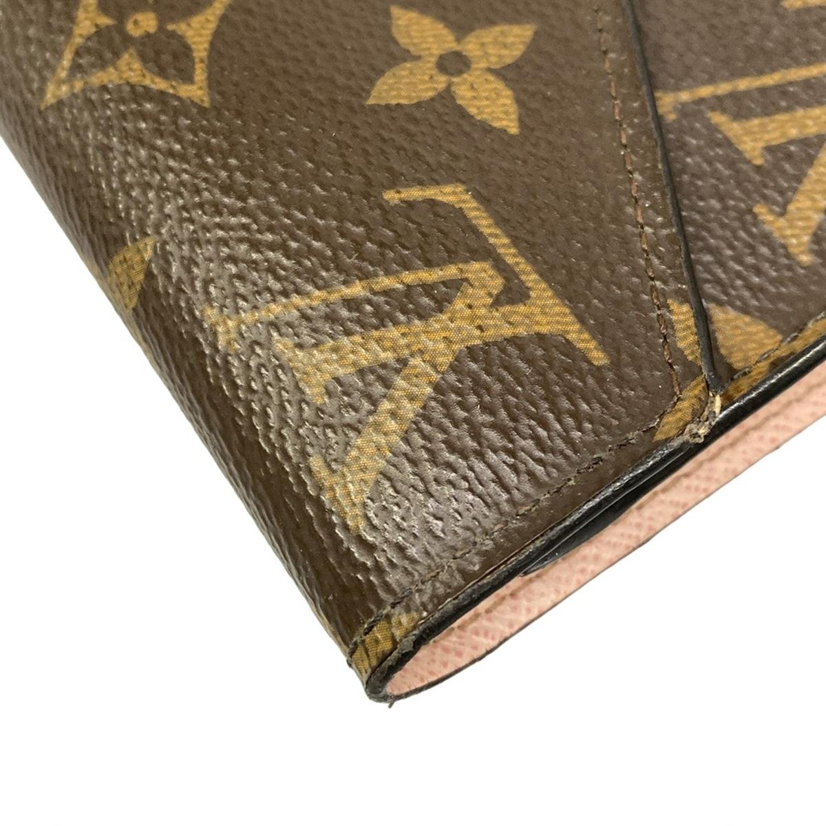 Louis Vuitton Trifold Wallet Monogram Portefeuille Victorine Rose Ballerine — view 7