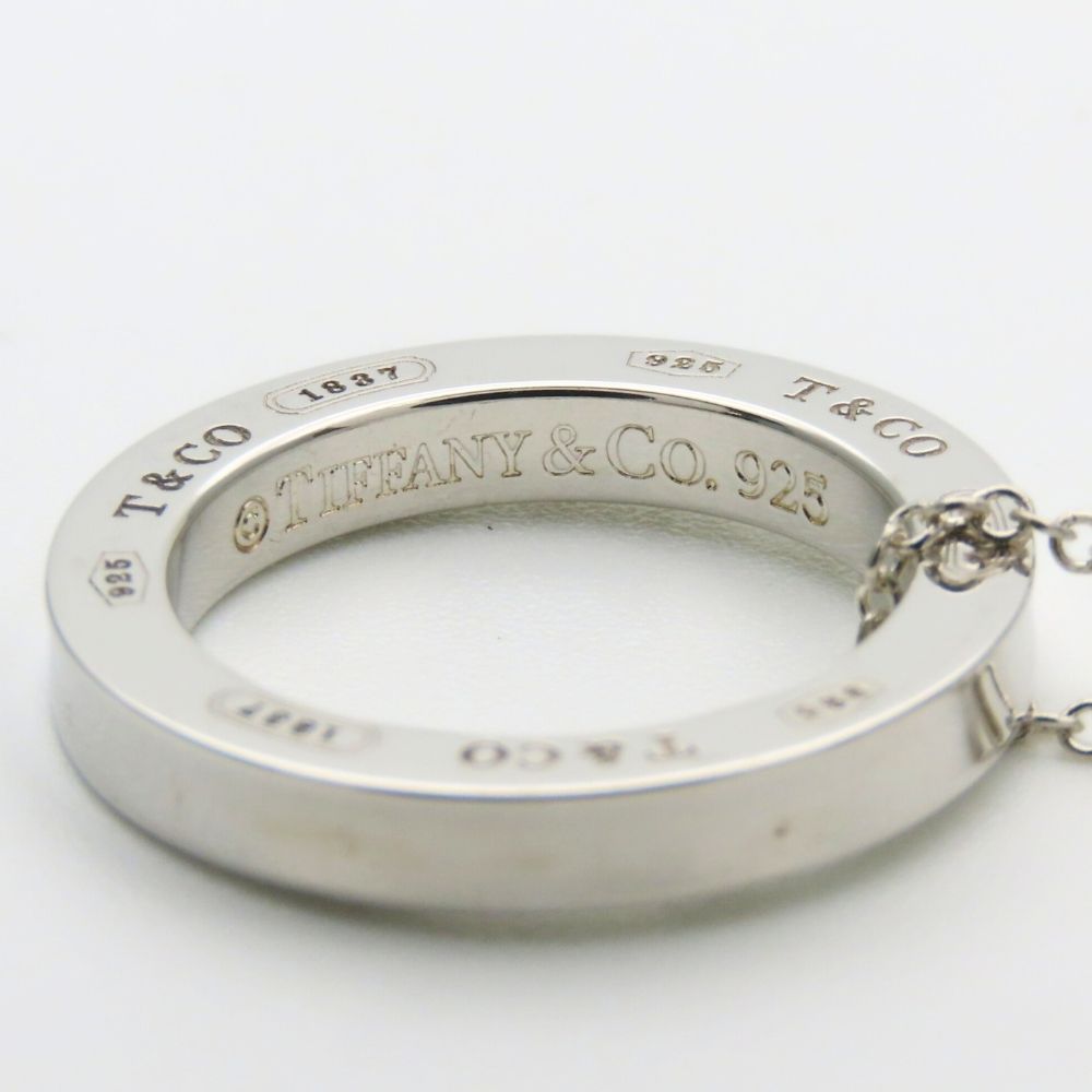 Tiffany & Co Necklace Circle Silver Pendant — view 5