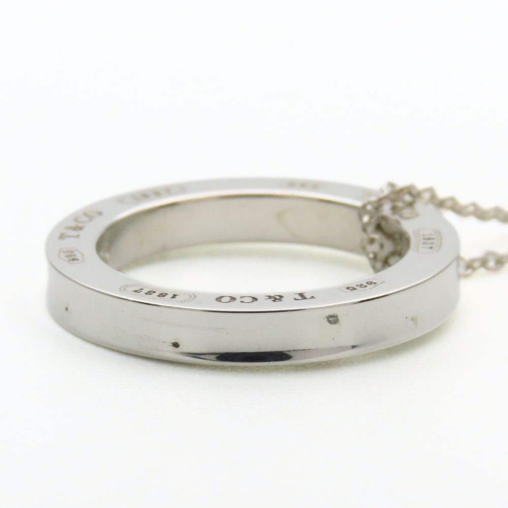 Tiffany & Co Necklace Circle Silver Pendant — view 3