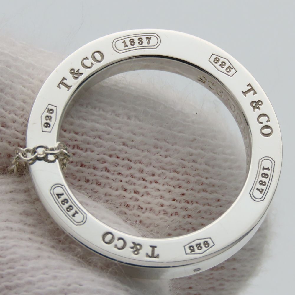 Tiffany & Co Necklace Circle Silver Pendant — view 6
