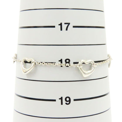 Tiffany & Co Bracelet Open Heart Silver Elsa Peretti — view 7
