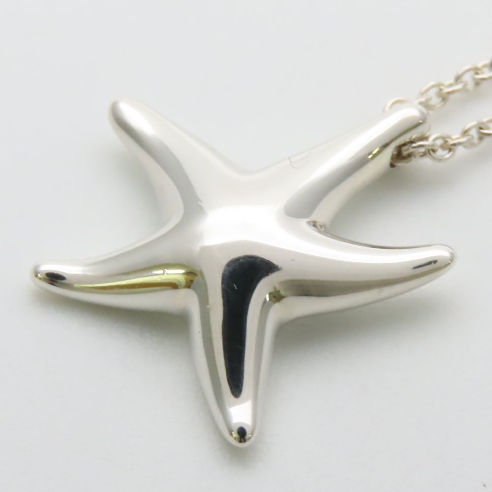Tiffany & Co Necklace Star Fish Silver Elsa Peretti — view 4