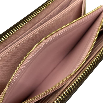 Louis Vuitton Wallet Monogram Zippy Rose Ballerine Leather — view 4