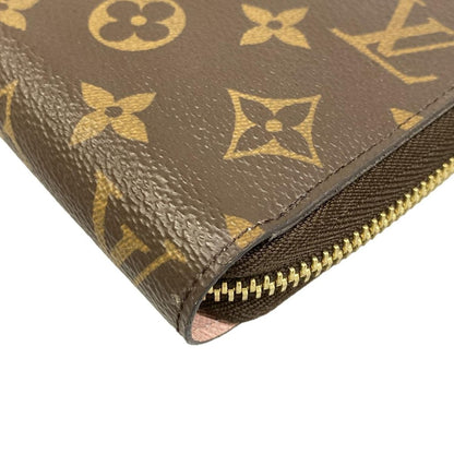 Louis Vuitton Wallet Monogram Zippy Rose Ballerine Leather — view 7