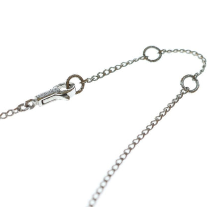 Celine Triomphe Rhinestone Necklace Silver — view 4