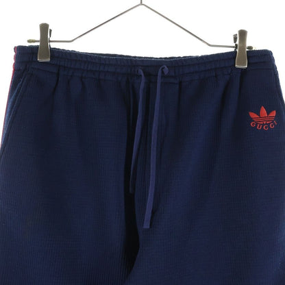 Gucci Adidas Logo Embroidery Easy Track Pants Navy Zajrv — view 3