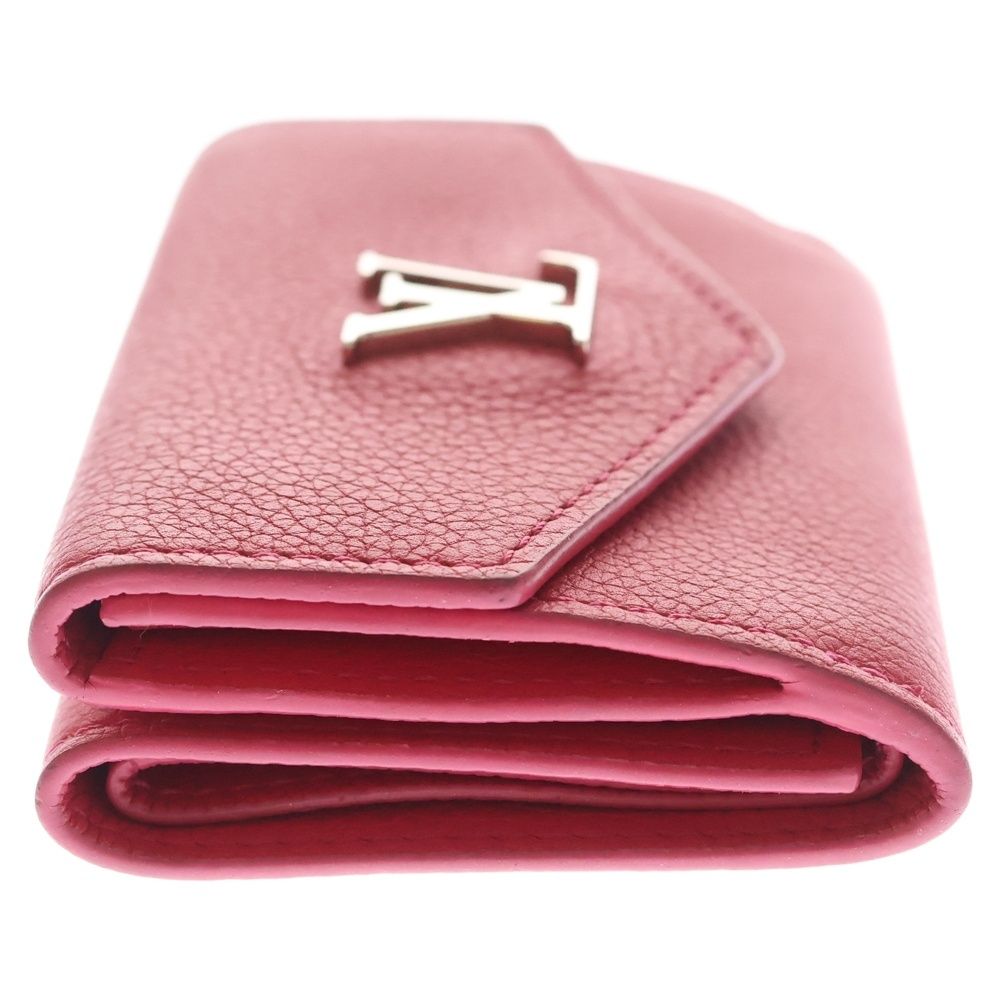 Louis Vuitton Portefeuille Lock Mini Compact Wallet Trifold Coin Case — view 3
